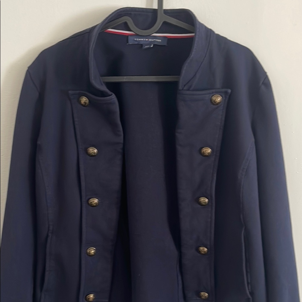 Tommy Hilfiger Blue Tailored Blazer with Nautical Flair